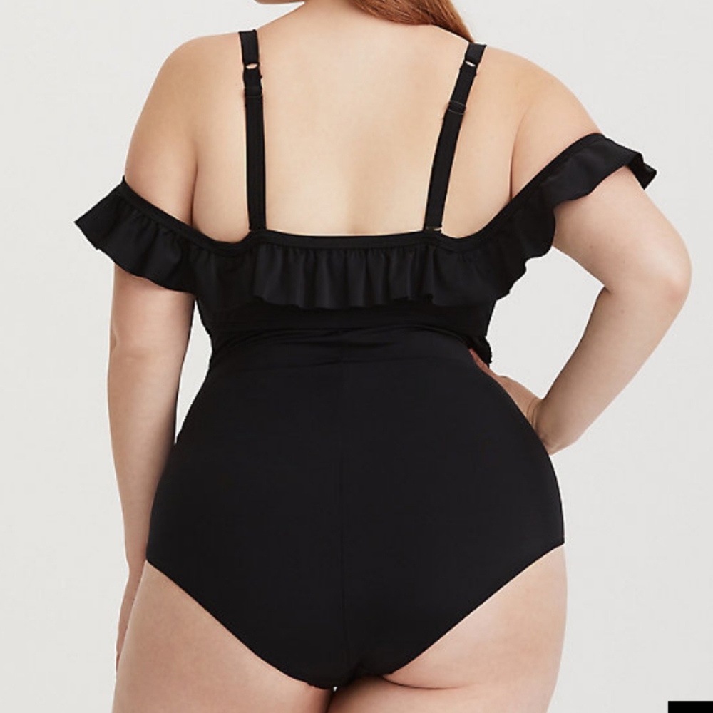 TORRID Ruffle Swim Suit - Picture 3 of 5